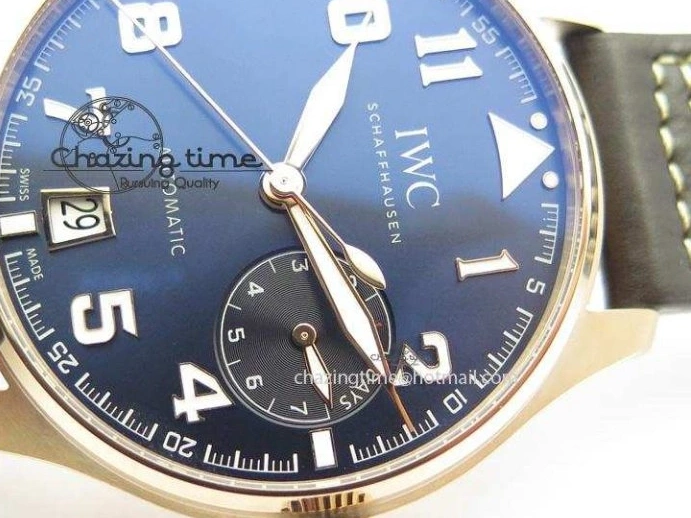 MIROTIME 0705 Big Pilot IW500909 RG ZF 1:1 Best Edition Le Petit Prince On Brown Leather Strap A Breathable 7293